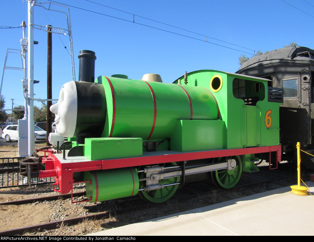 PERCY 6 standing by at Cottonwood station